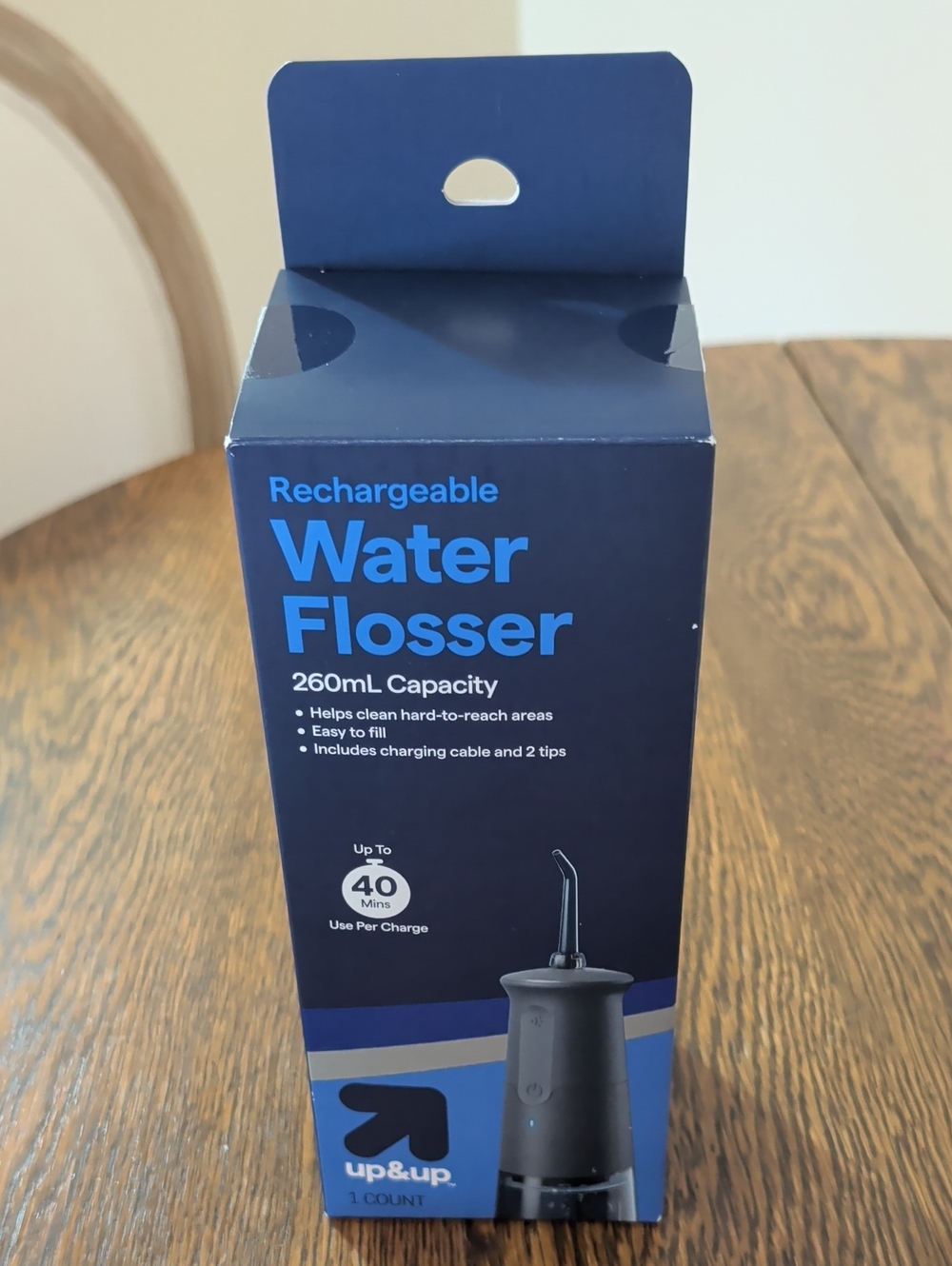 up & up Rechargeable Water Flosser - Blue